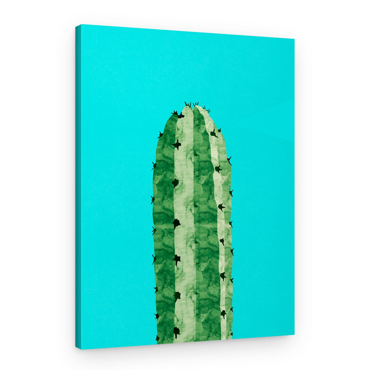 Vibrant Desert Cactus – Canvas Print
