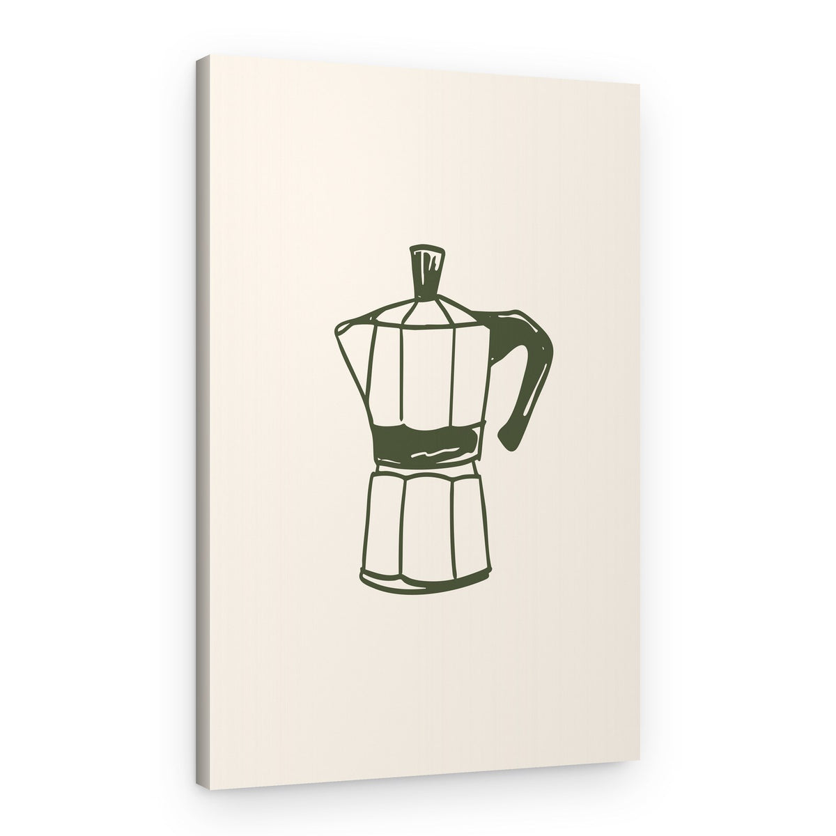 Classic Moka Pot – Canvas Print