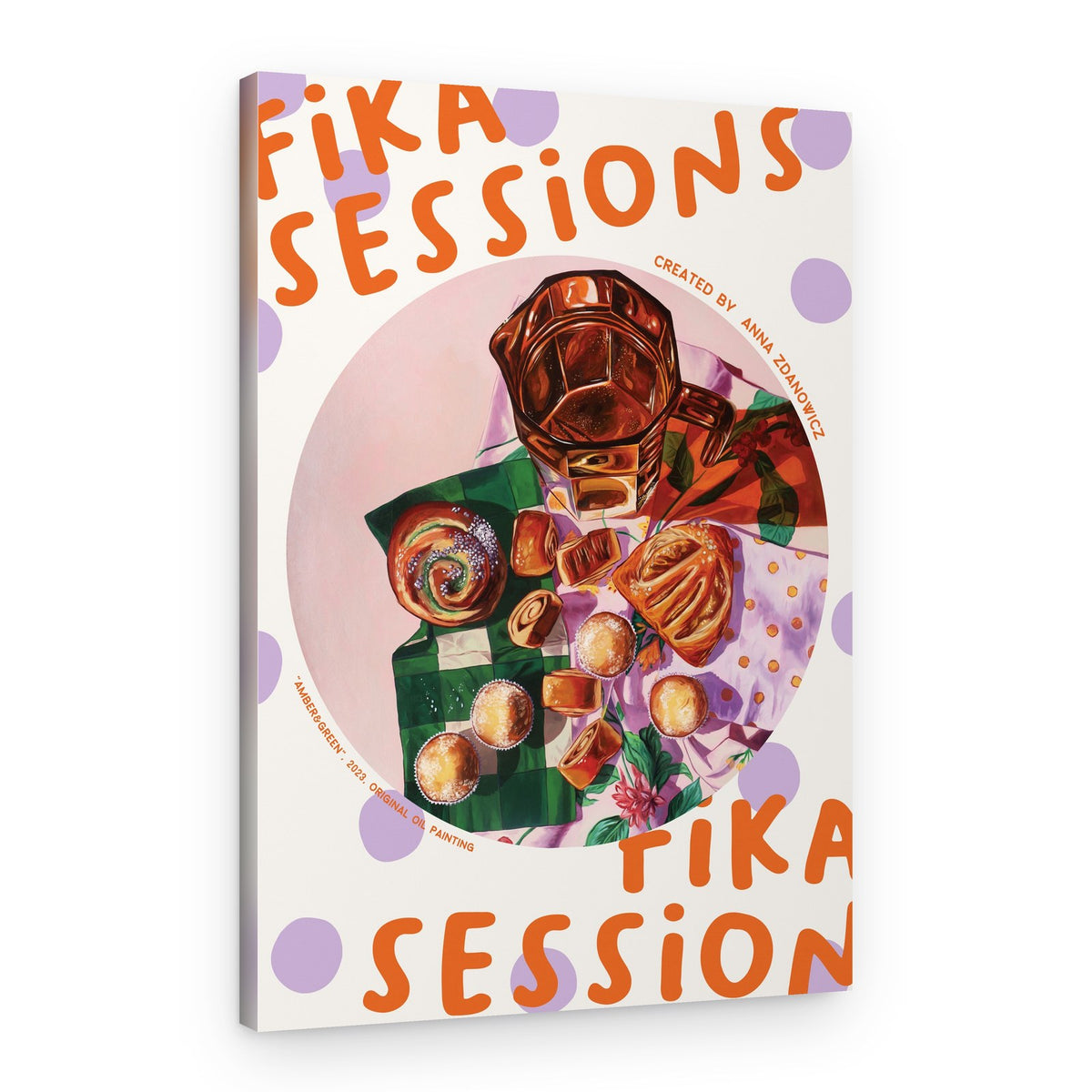 Delicious Fika Spread – Canvas Print