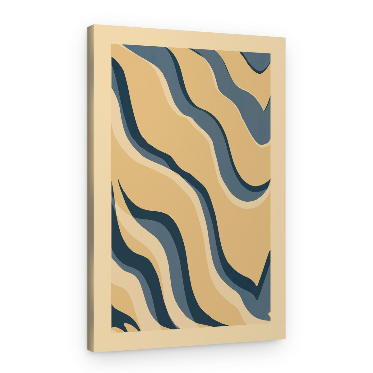 Organic Flowing Lines – Canvas Print
