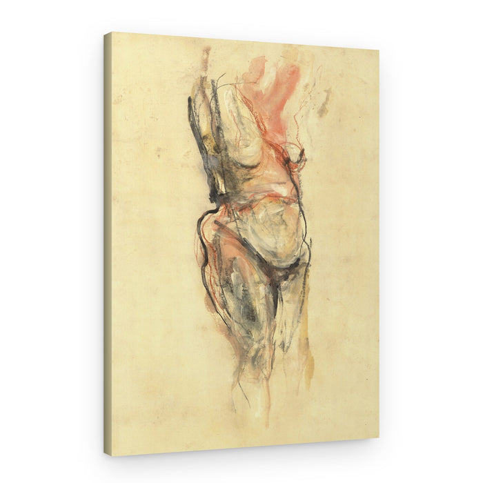 Red Nude Study – Canvas Print