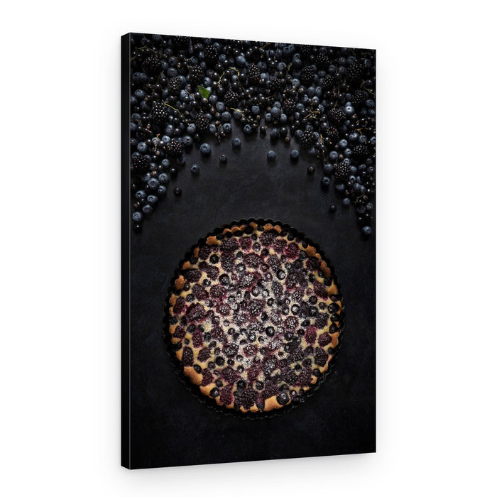 Rustic Berry Tart – Canvas Print