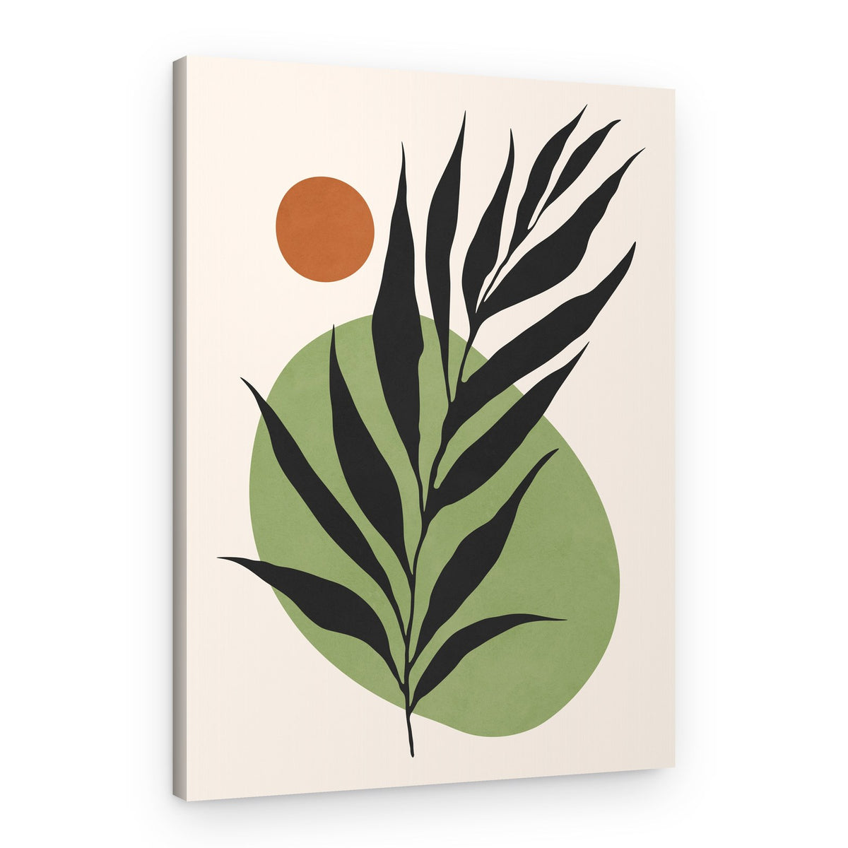 Abstract Botanical Sun – Canvas Print