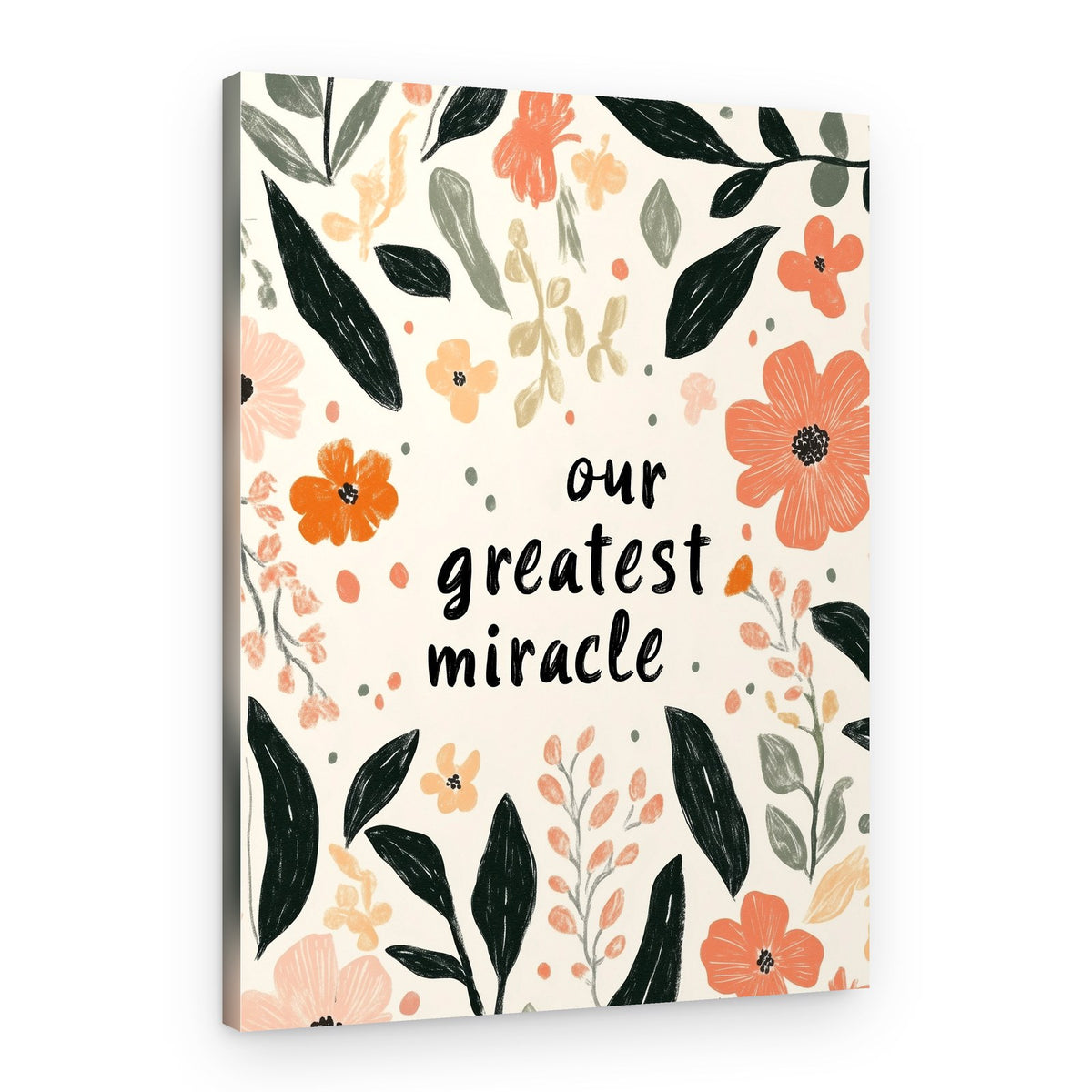 Floral Miracle – Canvas Print