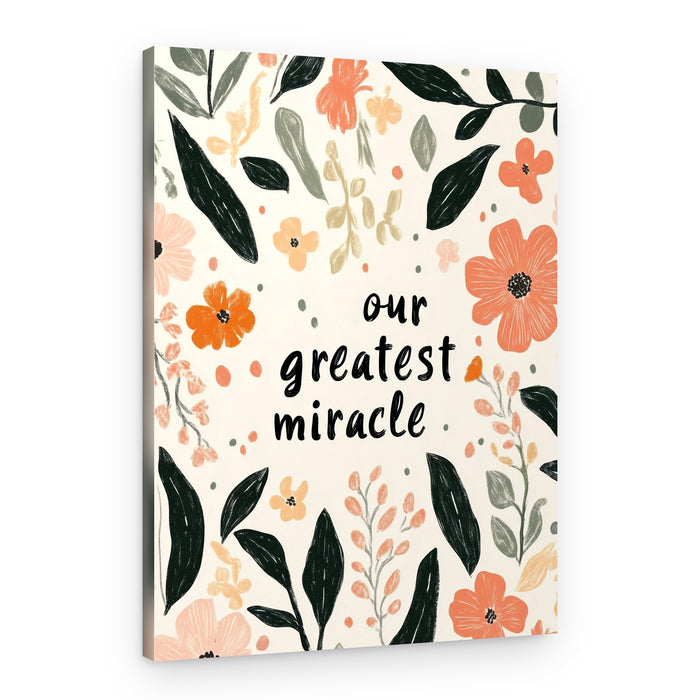 Floral Miracle – Canvas Print