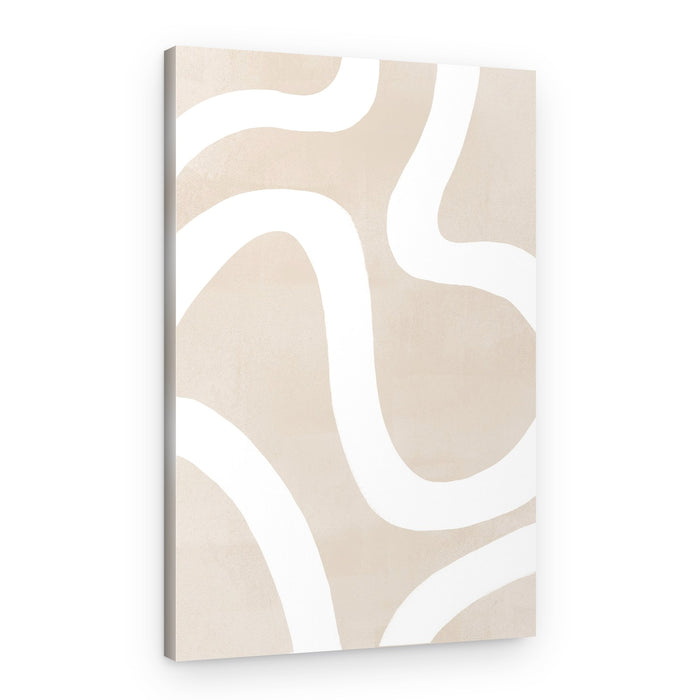 Soft Flowing Lines – Canvas Print