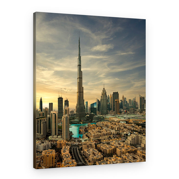 Burj Khalifa at Dusk – Canvas Print