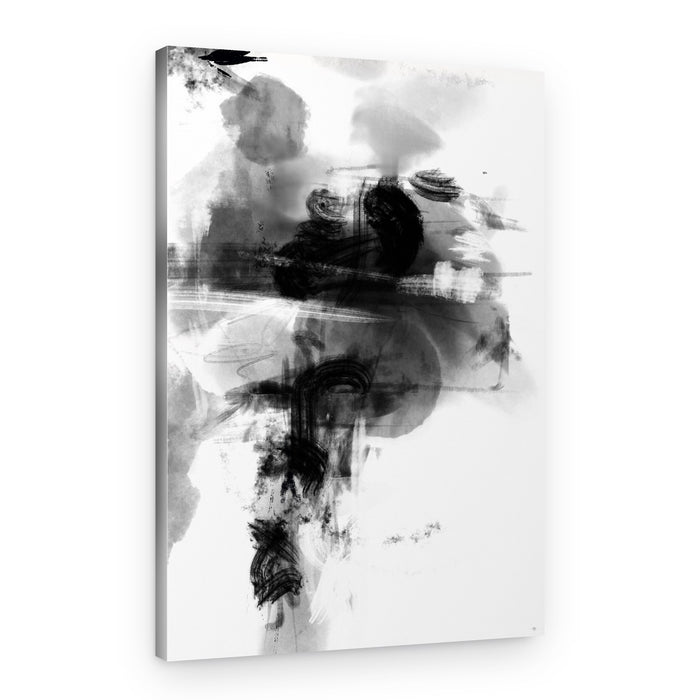 Dynamic Monochrome Abstract – Canvas Print