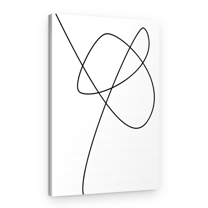 Abstract Flowing Line – Canvas Print