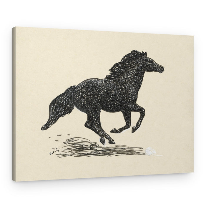 Galopperend Paard (1891–1941) By Leo Gestel – Canvas Print