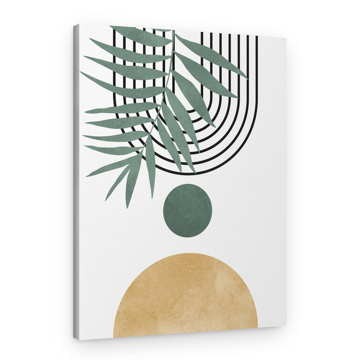 Abstract Palm Shapes – Canvas Print