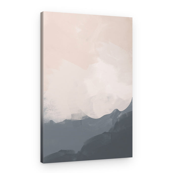 Misty Mountain Abstract – Canvas Print