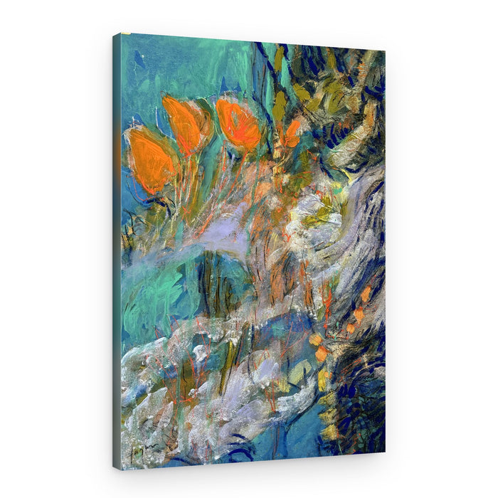 Vivid Floral Dream – Canvas Print