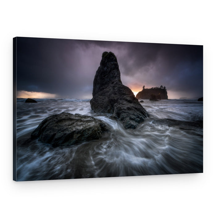 Dramatic Coastal Sea Stacks – Canvas Print