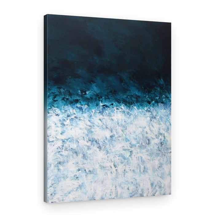 Crashing Ocean Blues – Canvas Print