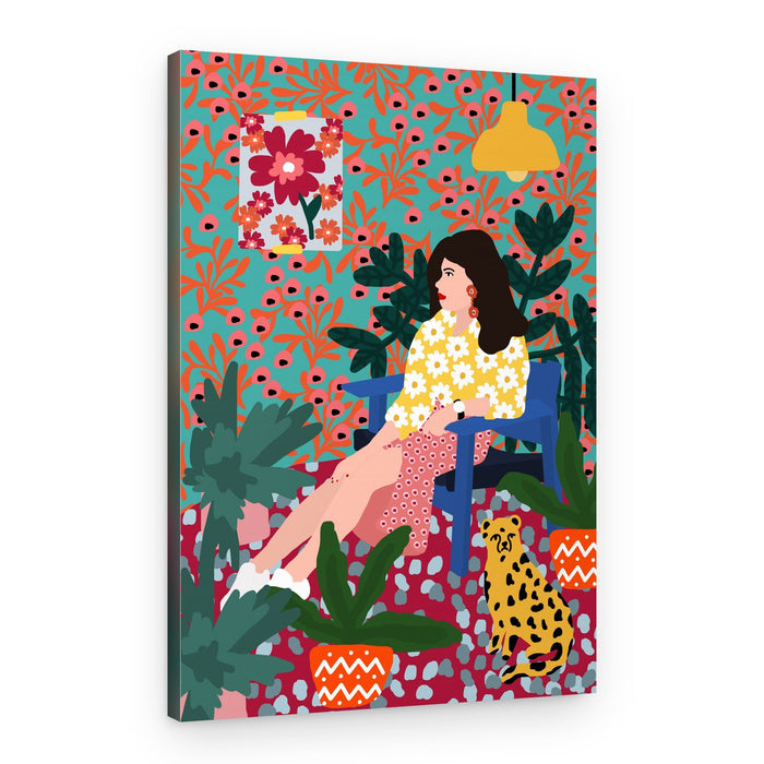 Floral daydreaming – Canvas Print