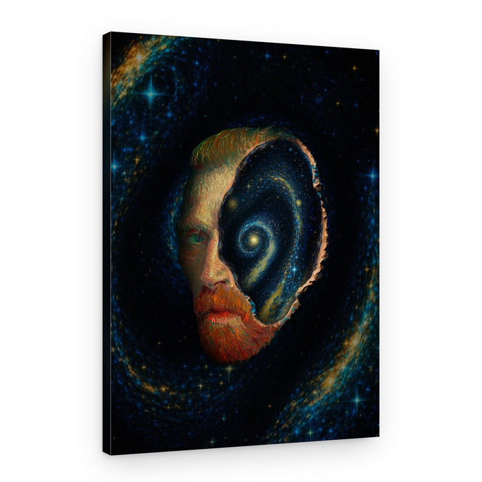 Cosmic Man Portrait – Canvas Print