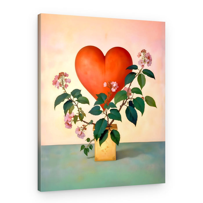 Love's Gentle Bloom – Canvas Print