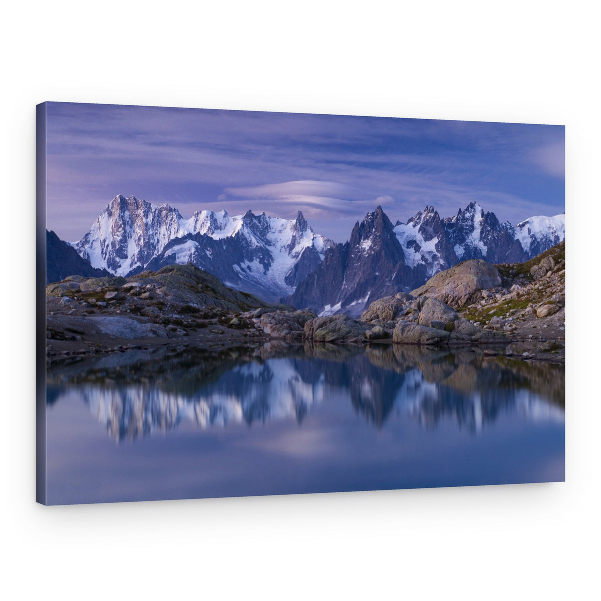 Alpine Lake Reflection – Canvas Print