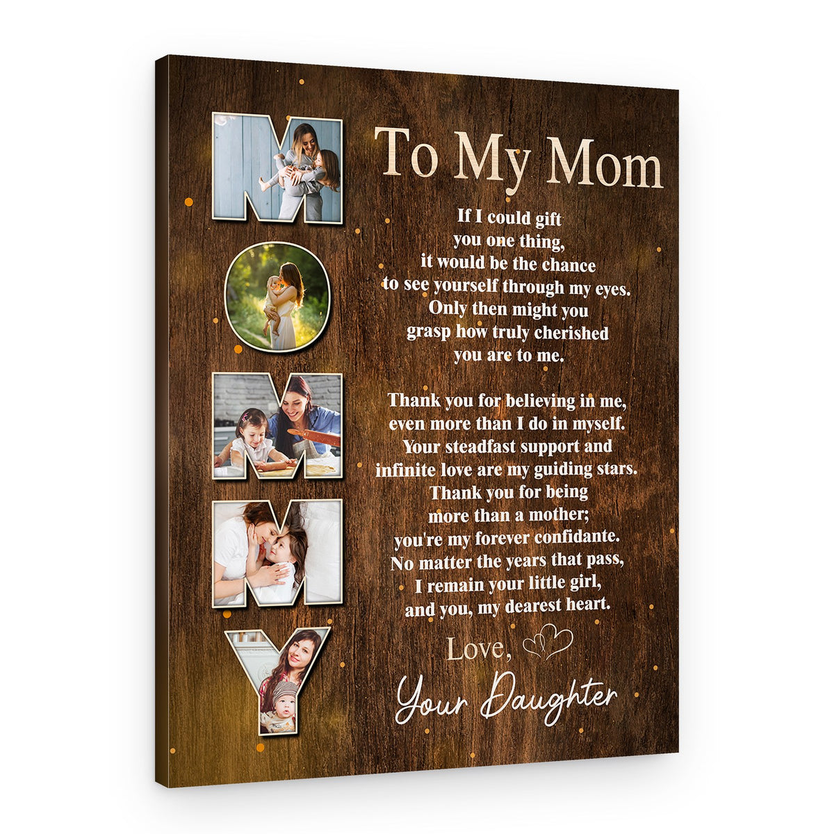 If I Could Gift You One Thing Canvas Print – Canvas Print