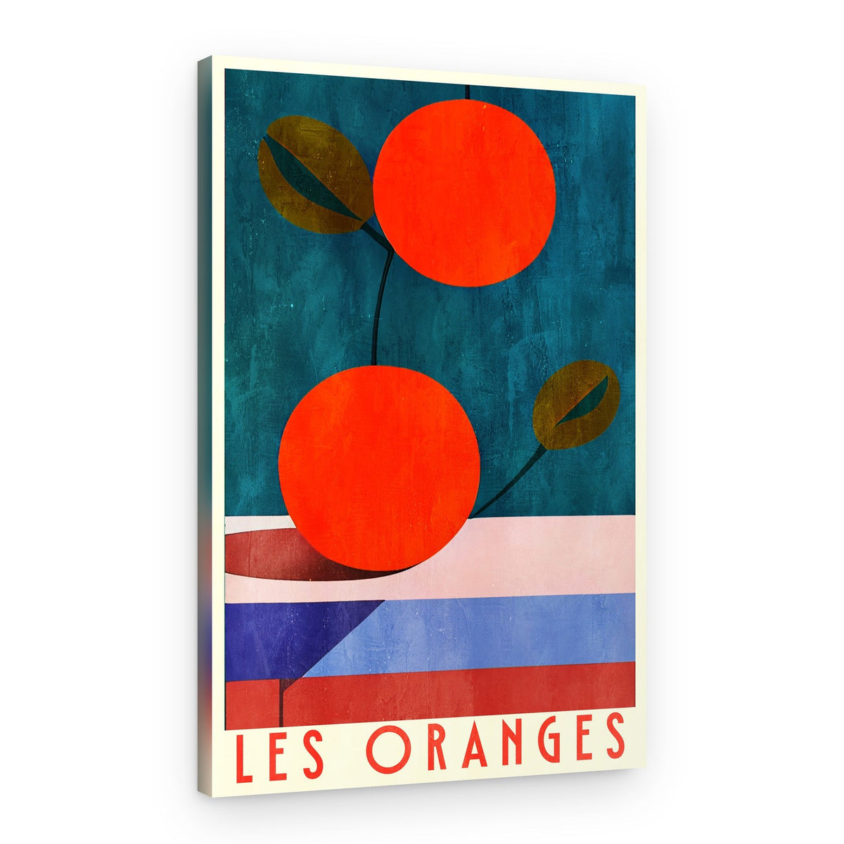 Vibrant Orange Still Life – Canvas Print