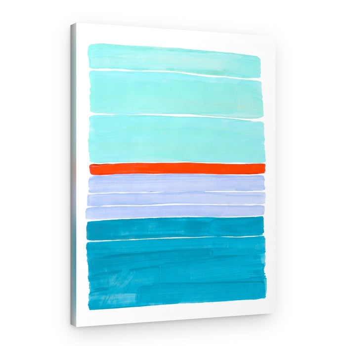 Vibrant Horizontal Stripes – Canvas Print