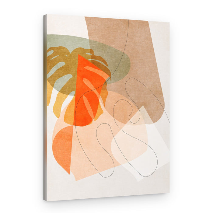 Nature Friendly Terracotta 6 Aquarell Kopie – Canvas Print