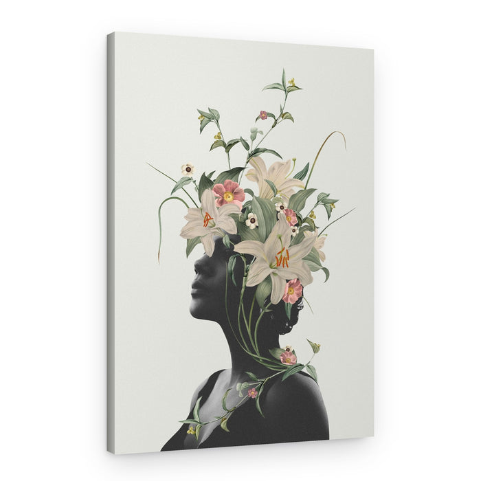 Botanical Beauty Profile – Canvas Print