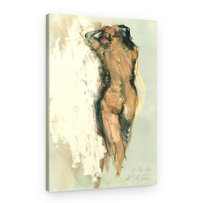 Expressive Female Nude – Canvas Print