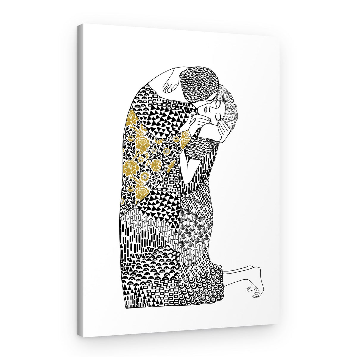 Golden Kiss – Canvas Print