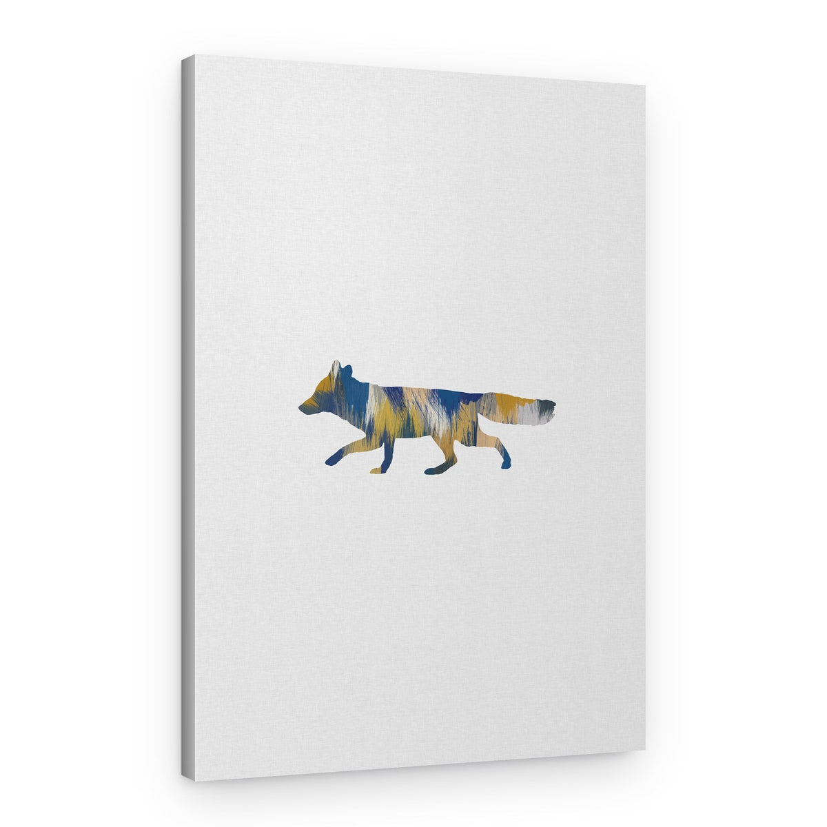 Vibrant Abstract Fox – Canvas Print