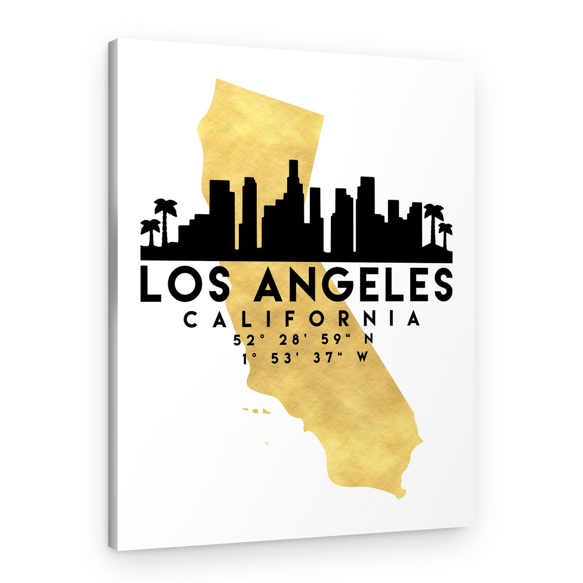 Los Angeles California Skyline – Canvas Print