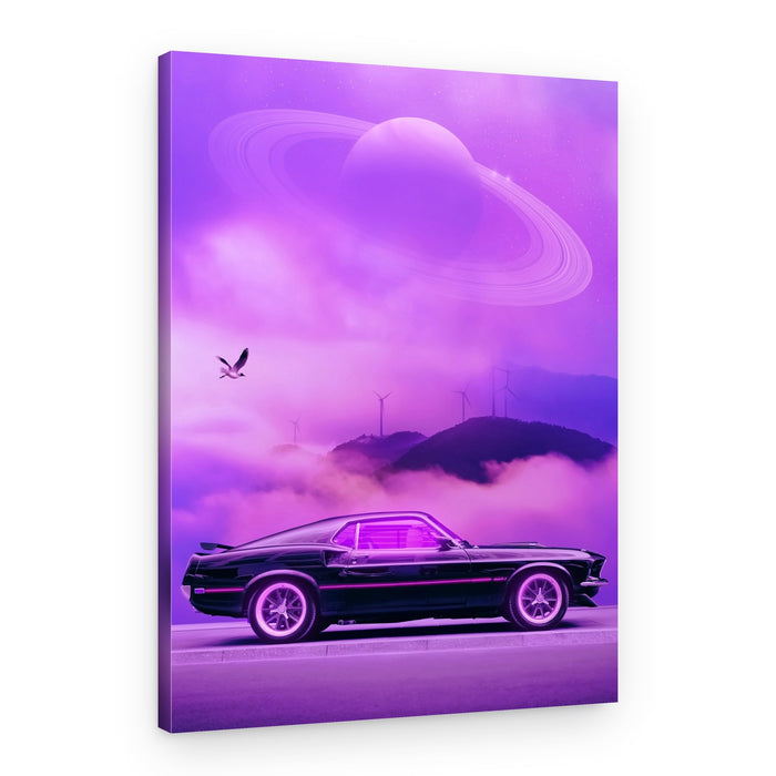 Purple Planet Drive – Canvas Print