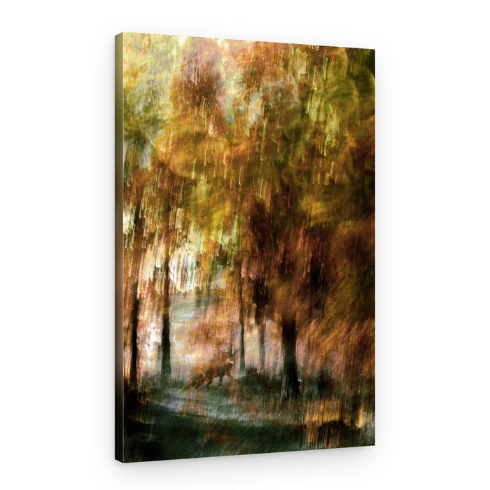 Dreamy Forest Fox – Canvas Print