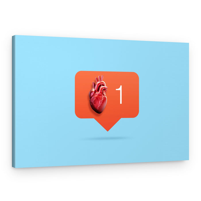 First Heart Like – Canvas Print