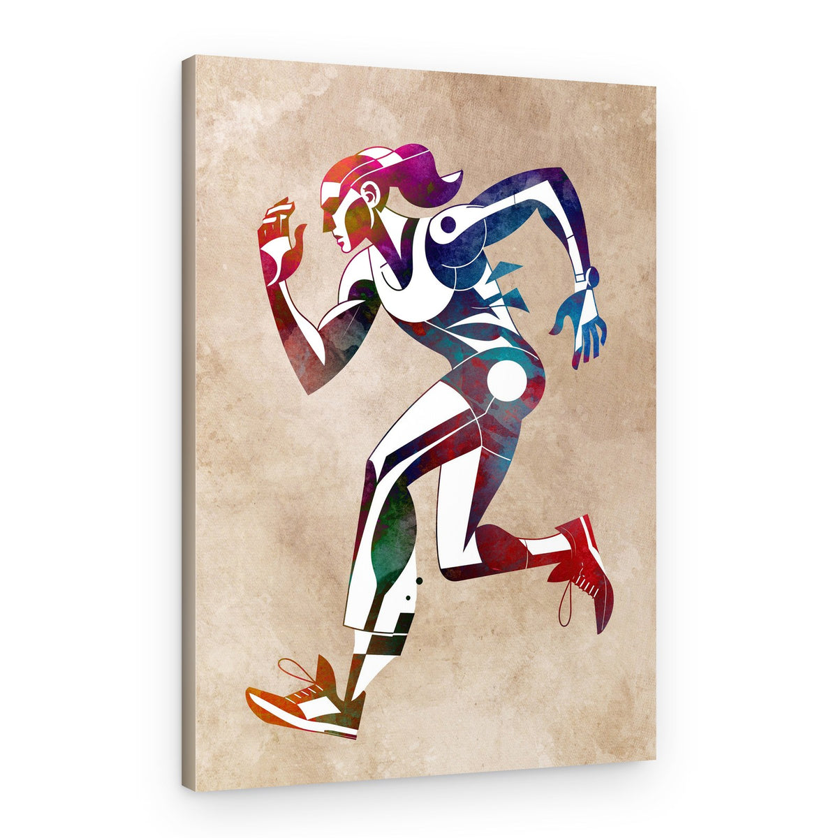 Vibrant Abstract Runner – Canvas Print
