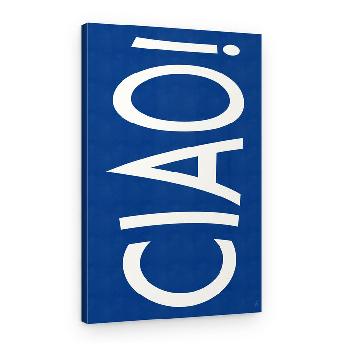 Ciao Italian Greeting – Canvas Print