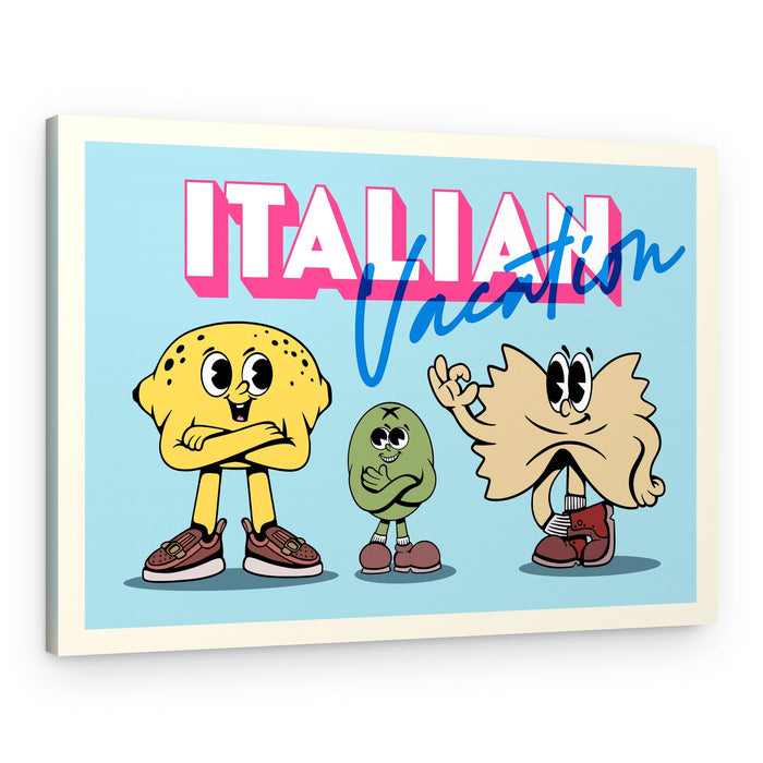 Italian Vacation Fun – Canvas Print