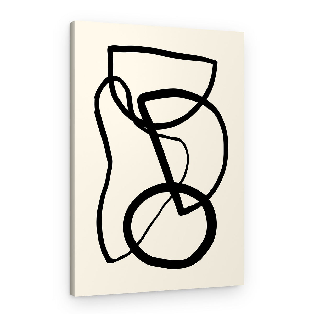 Fluid Abstract Shapes – Canvas Print