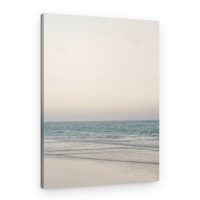 Serene Beach Waves – Canvas Print