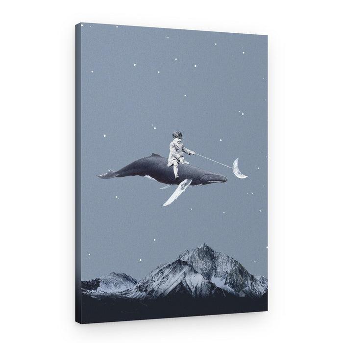Aim for the moon – Canvas Print
