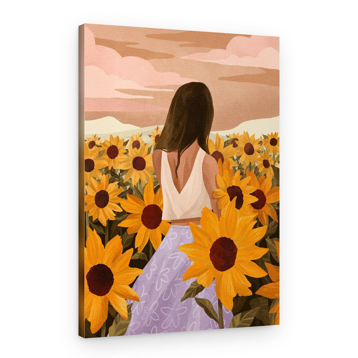 Sunflower Evenings – Canvas Print