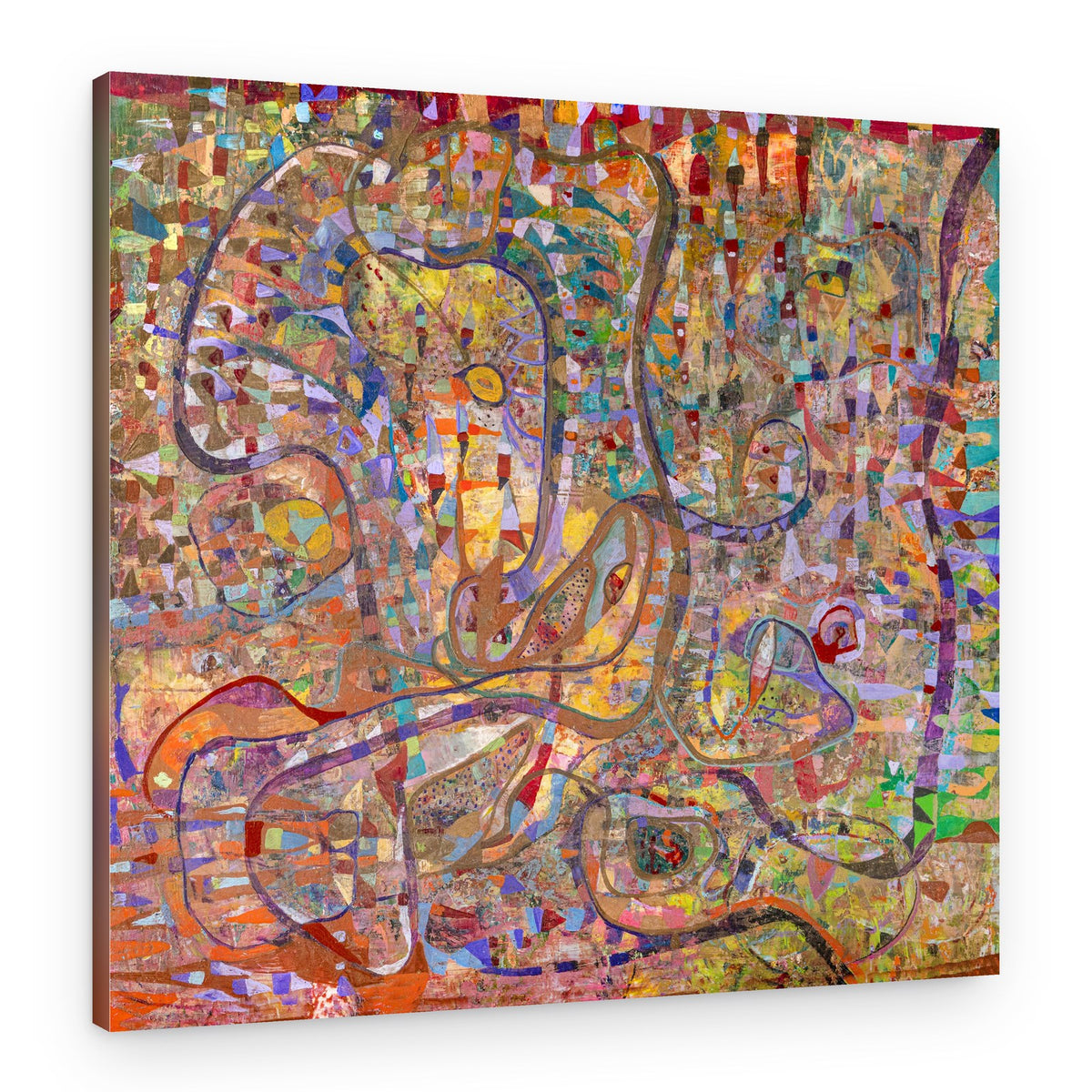 Vibrant Abstract Flow – Canvas Print