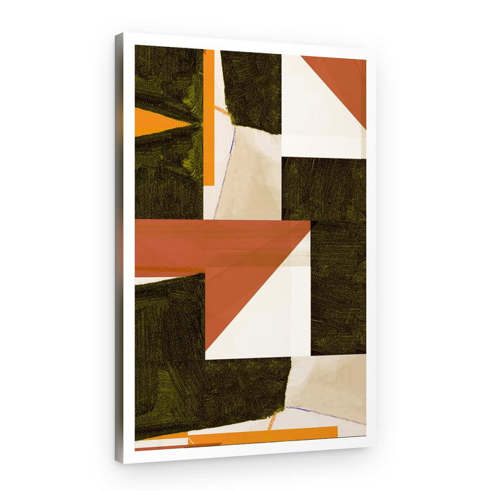 Abstract Earth Blocks – Canvas Print
