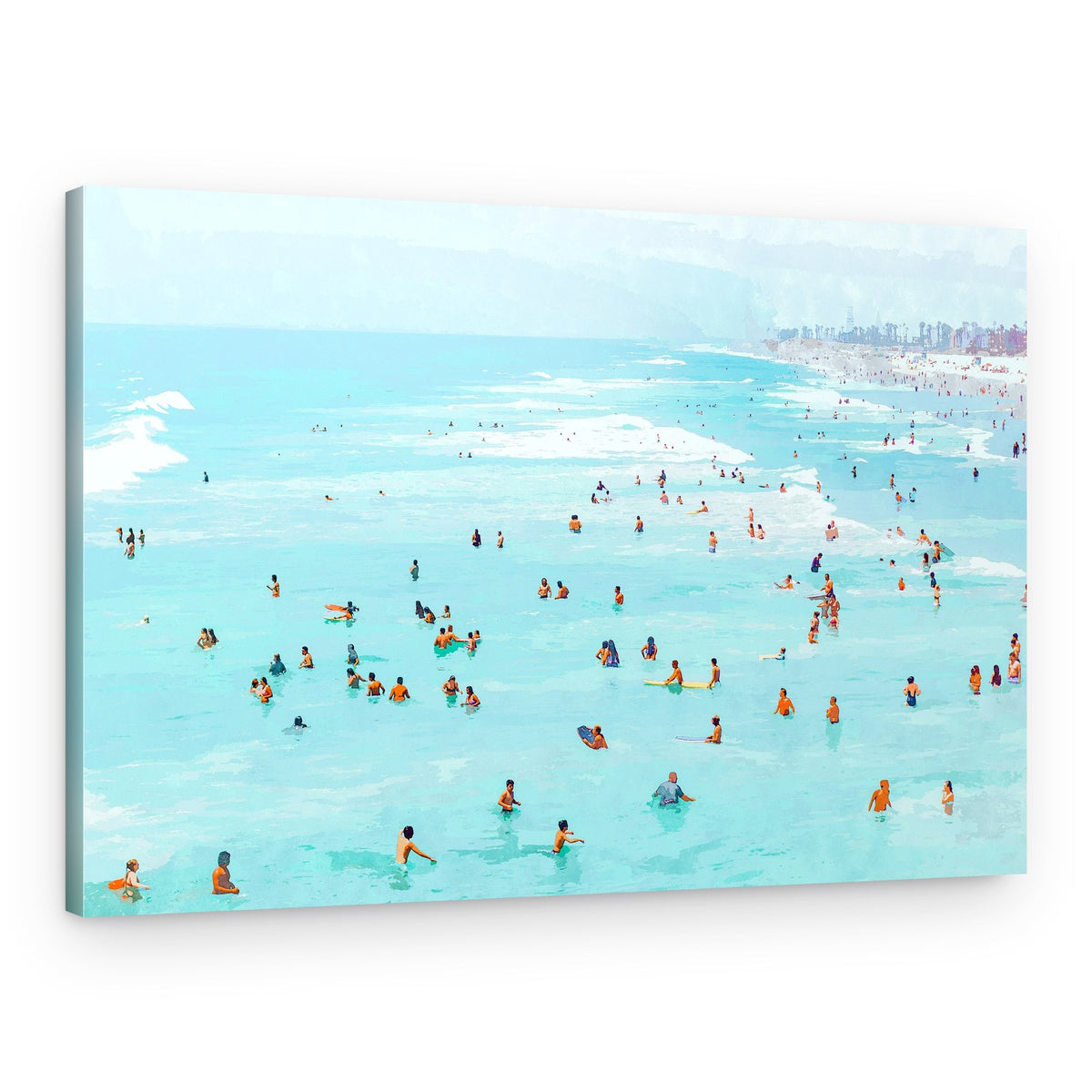 Turquoise Beach Day – Canvas Print