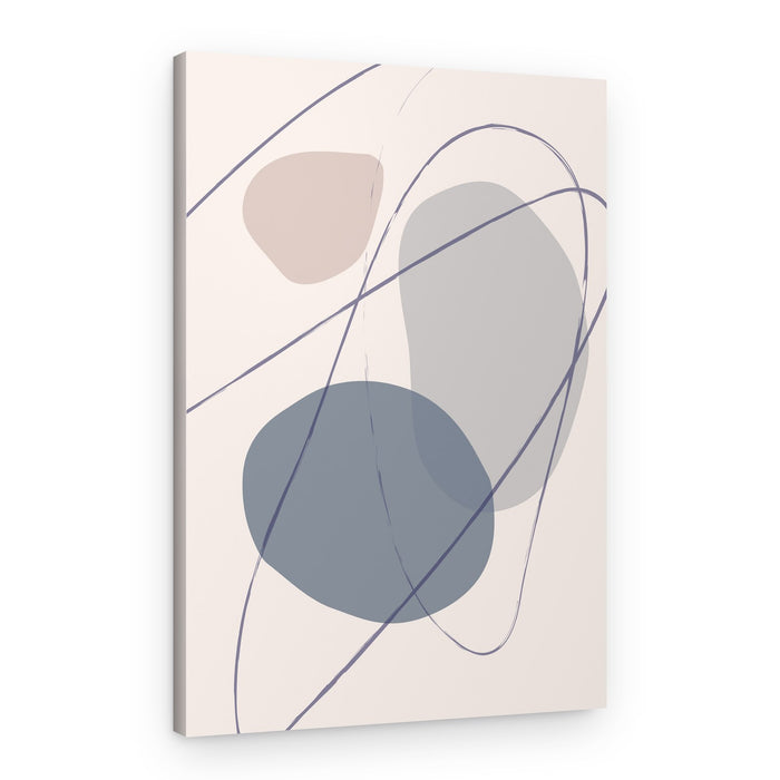 Soft Abstract Shapes – Canvas Print