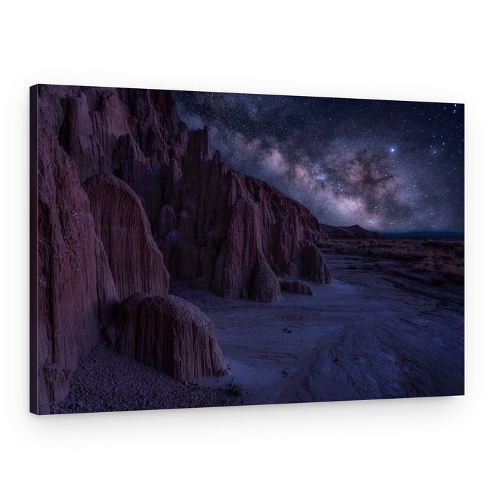 Milky Way Desert Night – Canvas Print