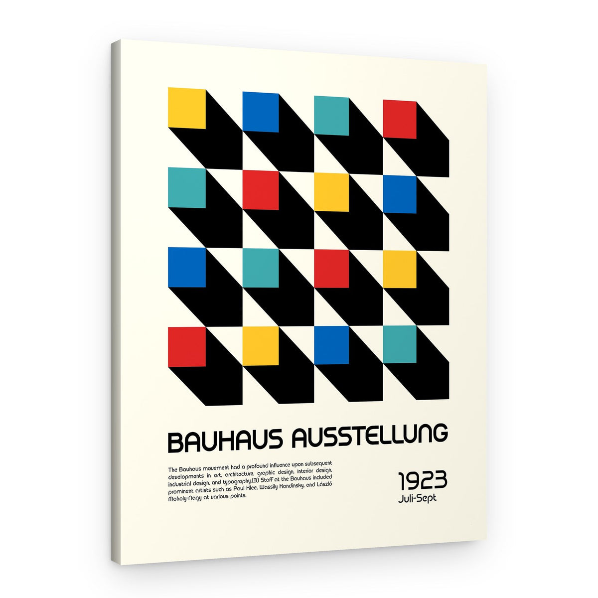 1923 Bauhaus Exhibition – Canvas Print