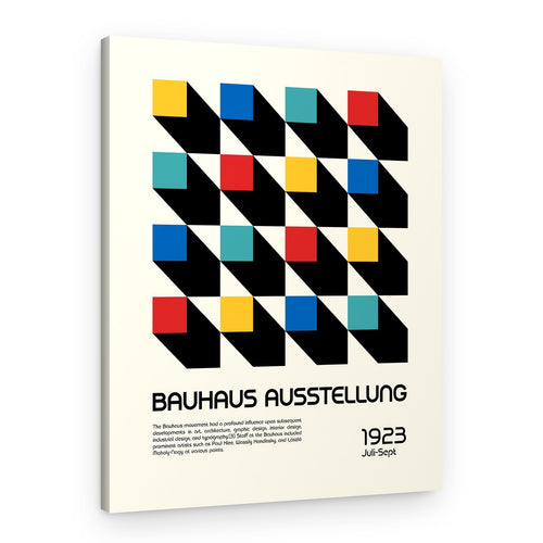 1923 Bauhaus Exhibition – Canvas Print