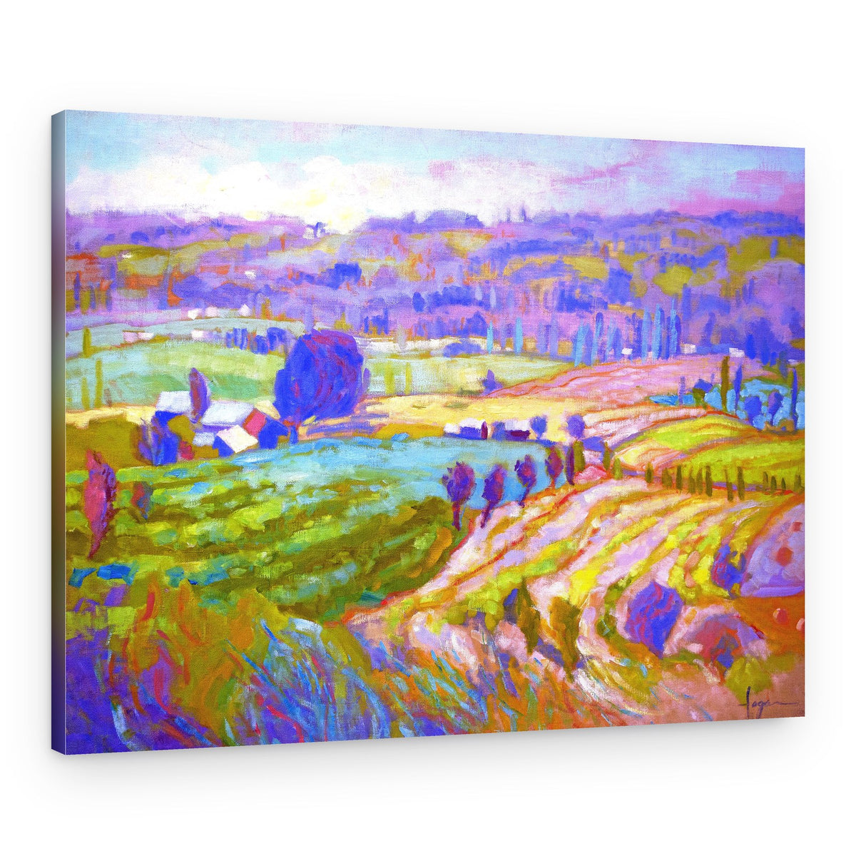 Vibrant Countryside – Canvas Print